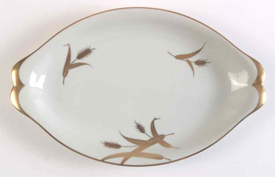Midas (Cream Background, Japan) 15" Oval Serving Platter by Meito-1