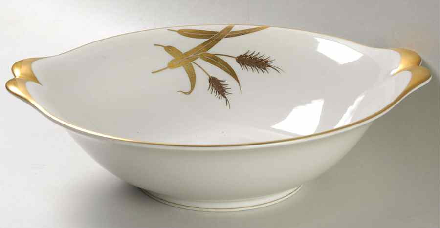 Midas (Cream Background, Japan) 10" Round Vegetable Bowl by Meito-1