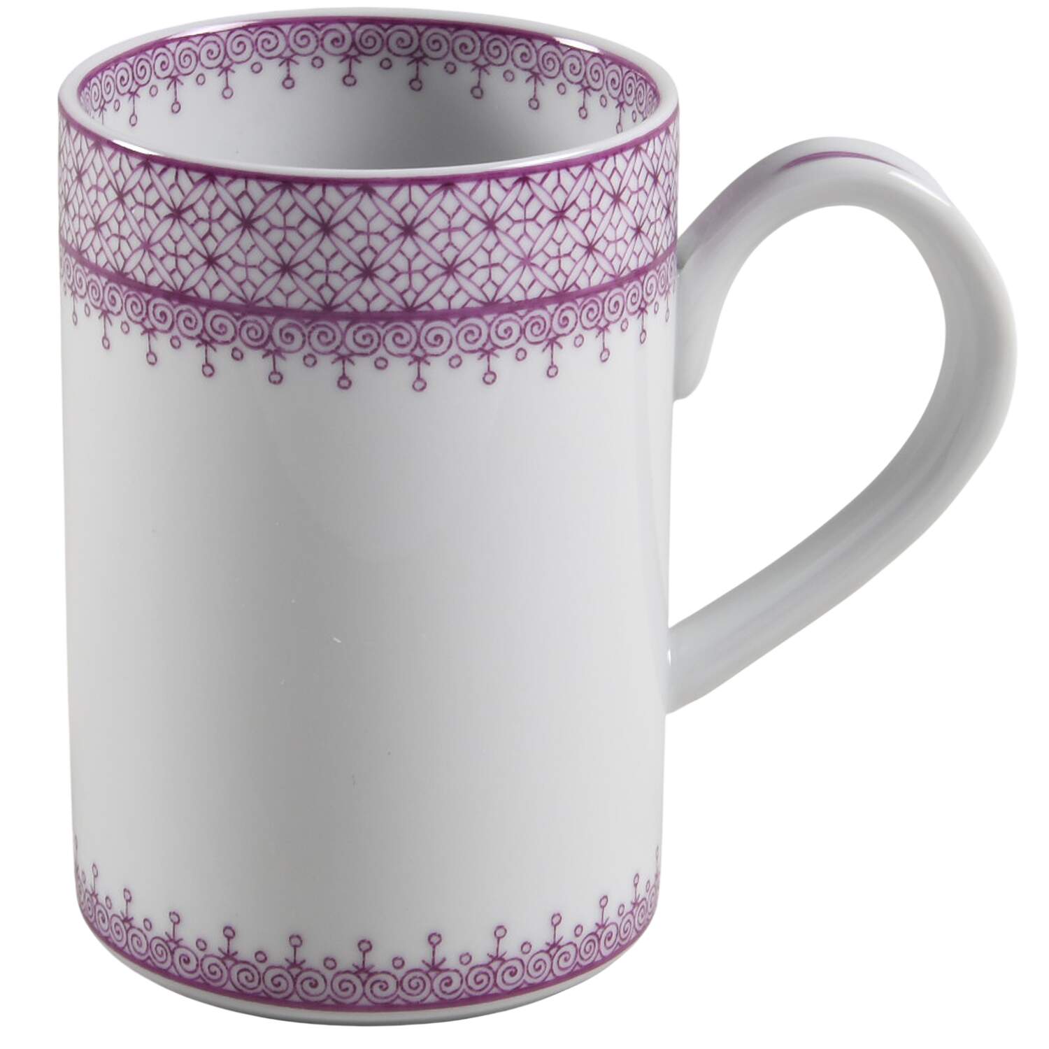 Plum Lace Mug by Mottahedeh-1