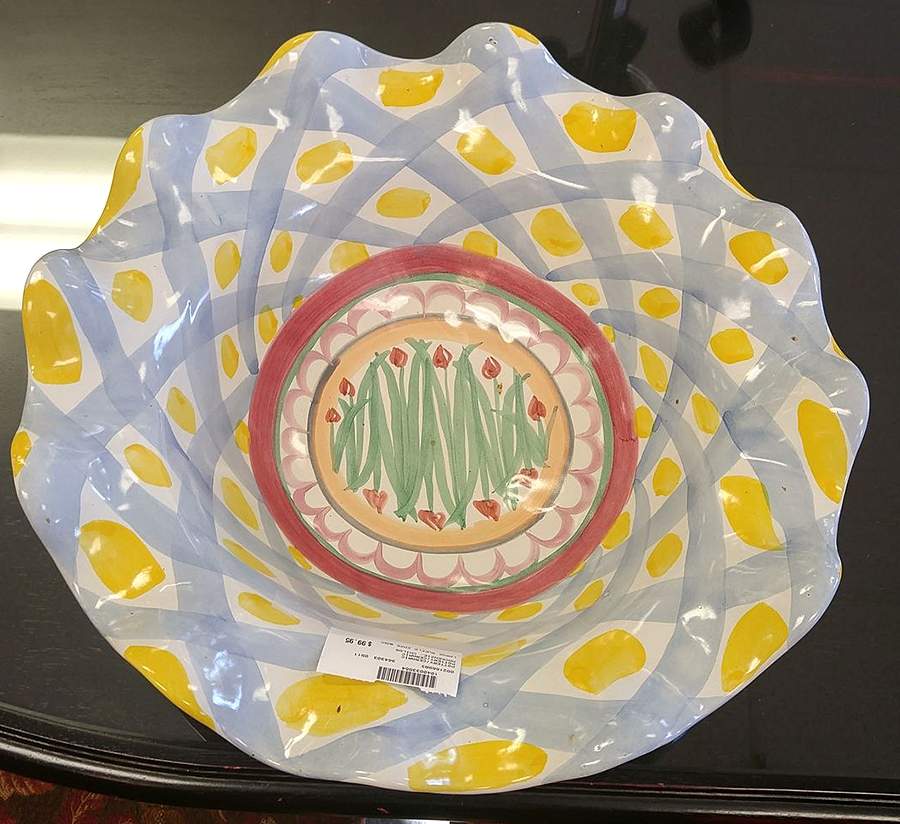 Aalsmeer 14" Round Serving Bowl by MacKenzie-Childs-1