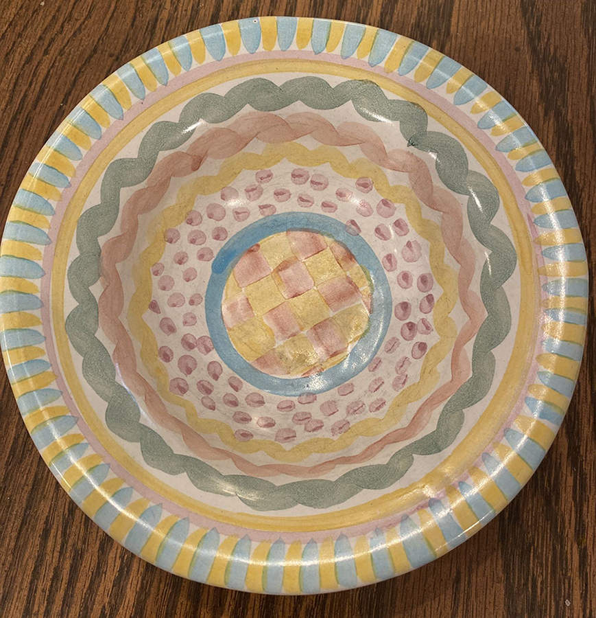 Aurora Rim Fruit/Dessert (Sauce) Bowl by MacKenzie-Childs-1