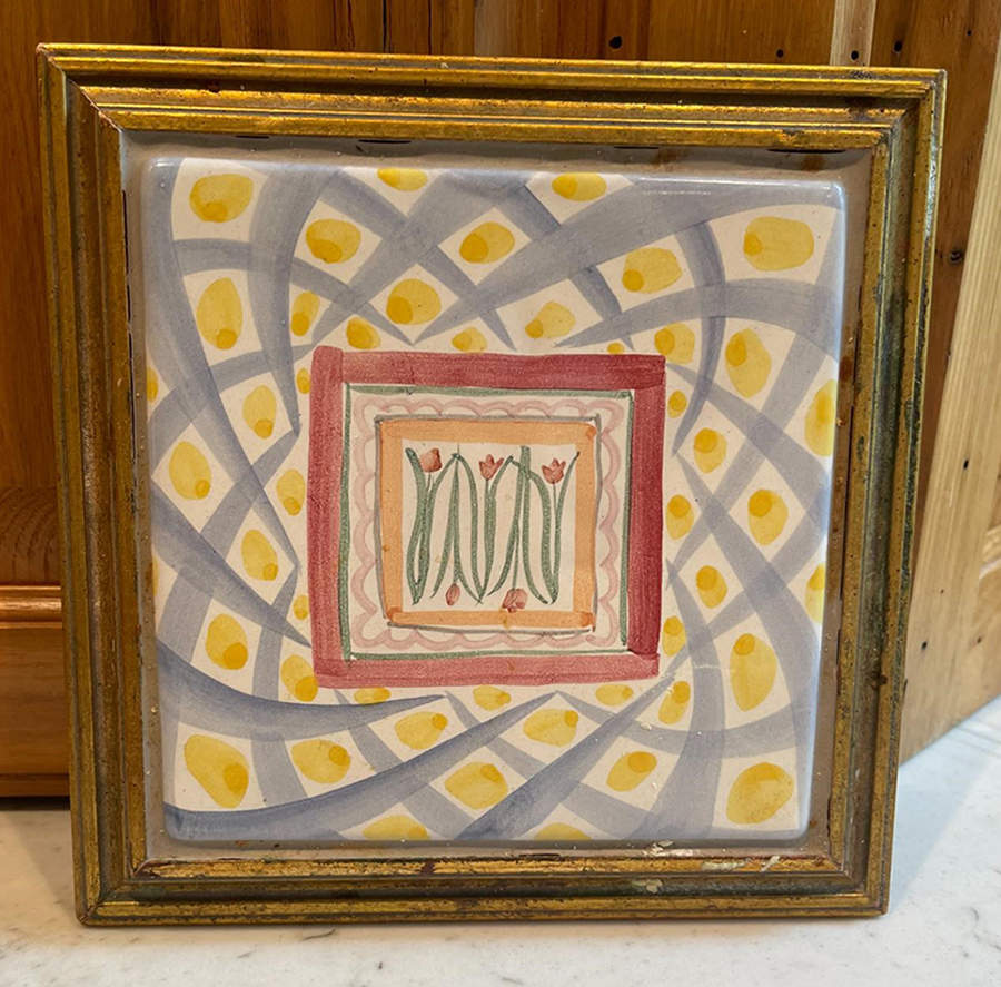 Aurora Square Wood Frame  Trivet by MacKenzie-Childs-1