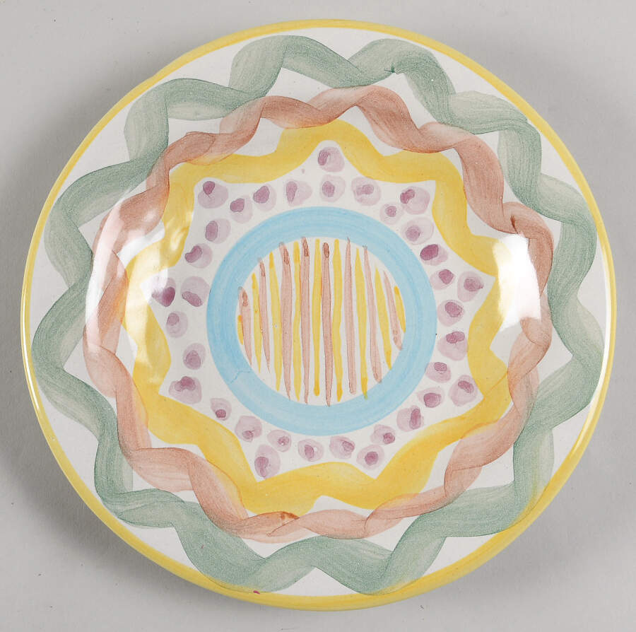 Aurora Salad Plate by MacKenzie-Childs-1