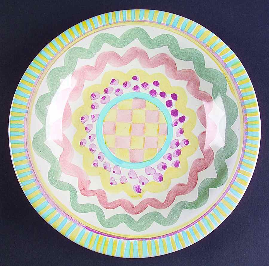 Aurora Salad Plate by MacKenzie-Childs-1