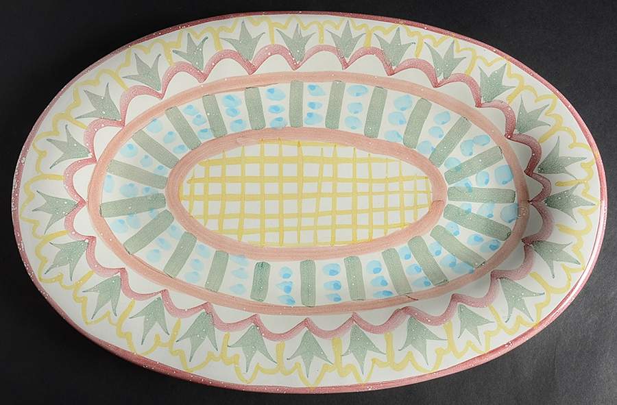 Madison 15" Oval Serving Platter by MacKenzie-Childs-1