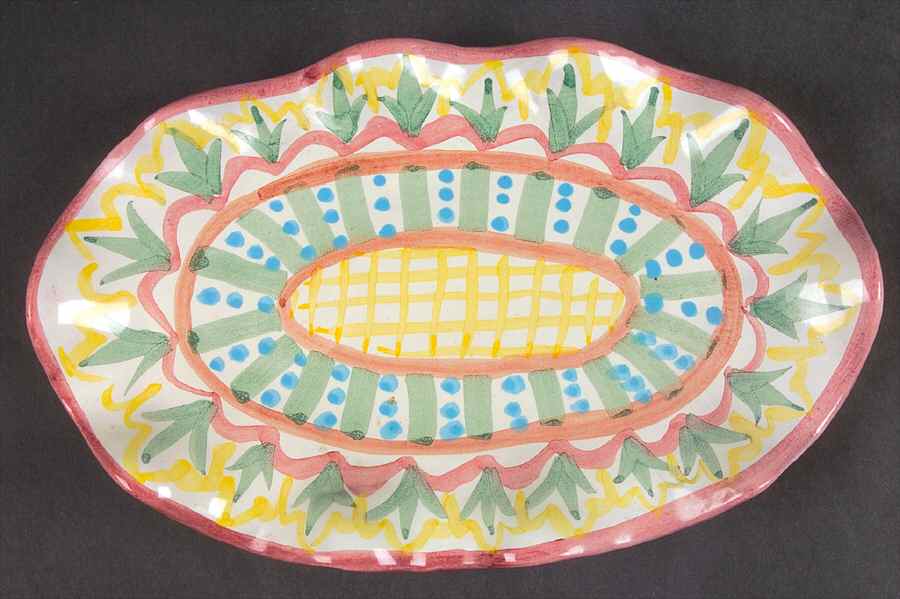 Madison 9" Oval Fluted Dish by MacKenzie-Childs-1