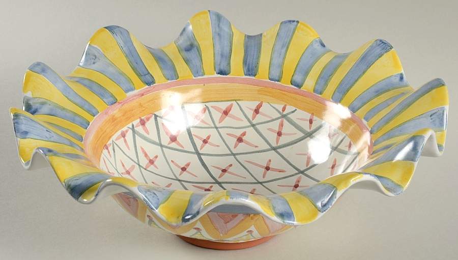 Monet 12" Round Serving Bowl by MacKenzie-Childs-1