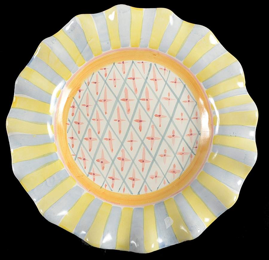 Monet Dinner Plate by MacKenzie-Childs-1