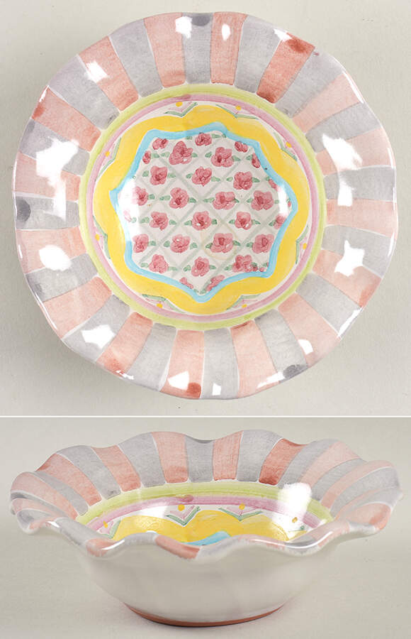 Rose Cottage Fruit/Dessert (Sauce) Bowl by MacKenzie-Childs-1