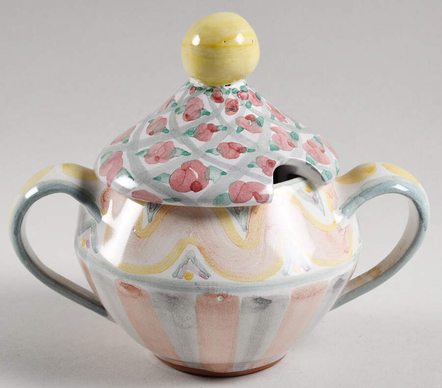 Rose Cottage Sugar Bowl & Lid by MacKenzie-Childs-1