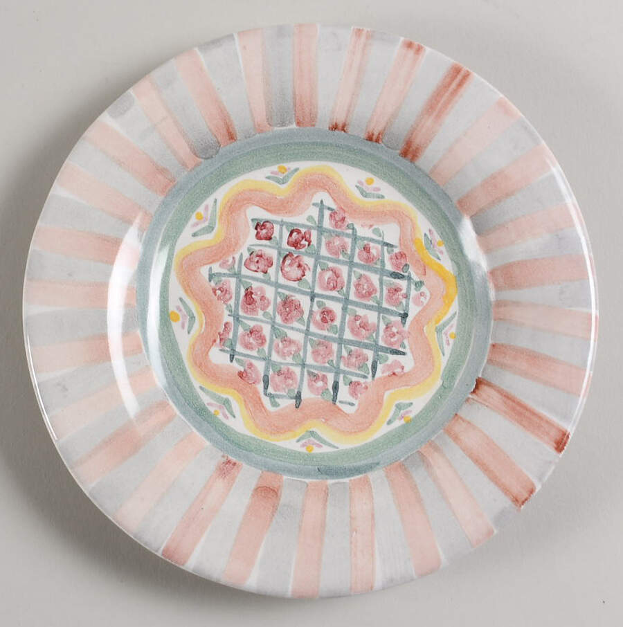 Rose Cottage Salad Plate by MacKenzie-Childs-1