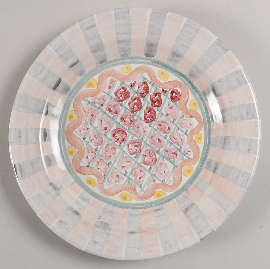 Rose Cottage Dinner Plate by MacKenzie-Childs-1