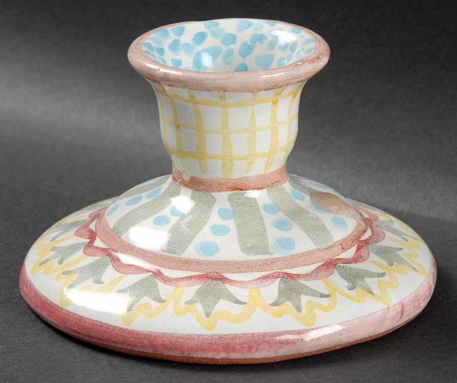 Rose Cottage Single Light Candlestick by MacKenzie-Childs-1