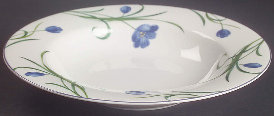 Garden Poetry Large Rim Soup Bowl by Mikasa-1