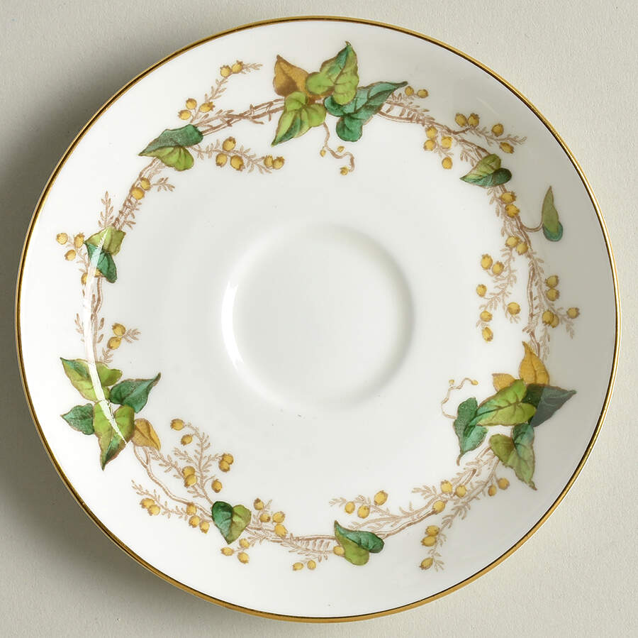 Lothian (Globe Backstamp) Saucer for Demitasse Cup by Minton-1
