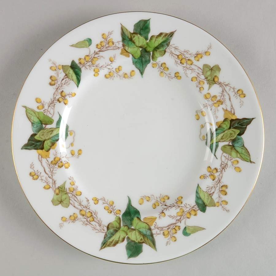 Lothian (Globe Backstamp) Luncheon Plate by Minton-1