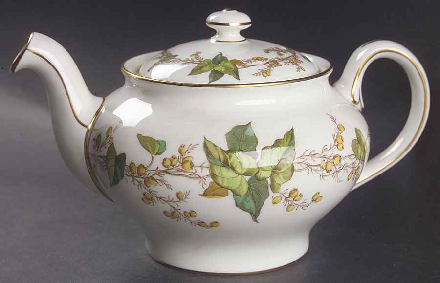 Lothian (Globe Backstamp) Teapot & Lid by Minton-1