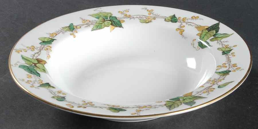 Lothian (Globe Backstamp) Rim Soup Bowl by Minton-1