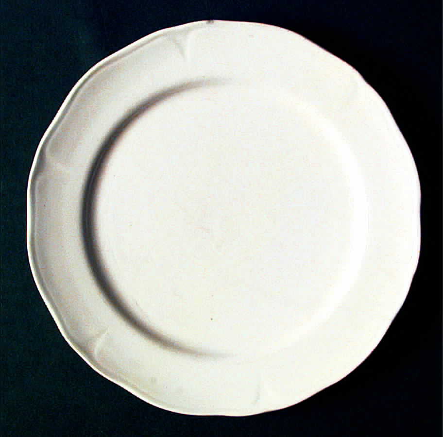 Petal White Salad Plate by Mount Clemens-1