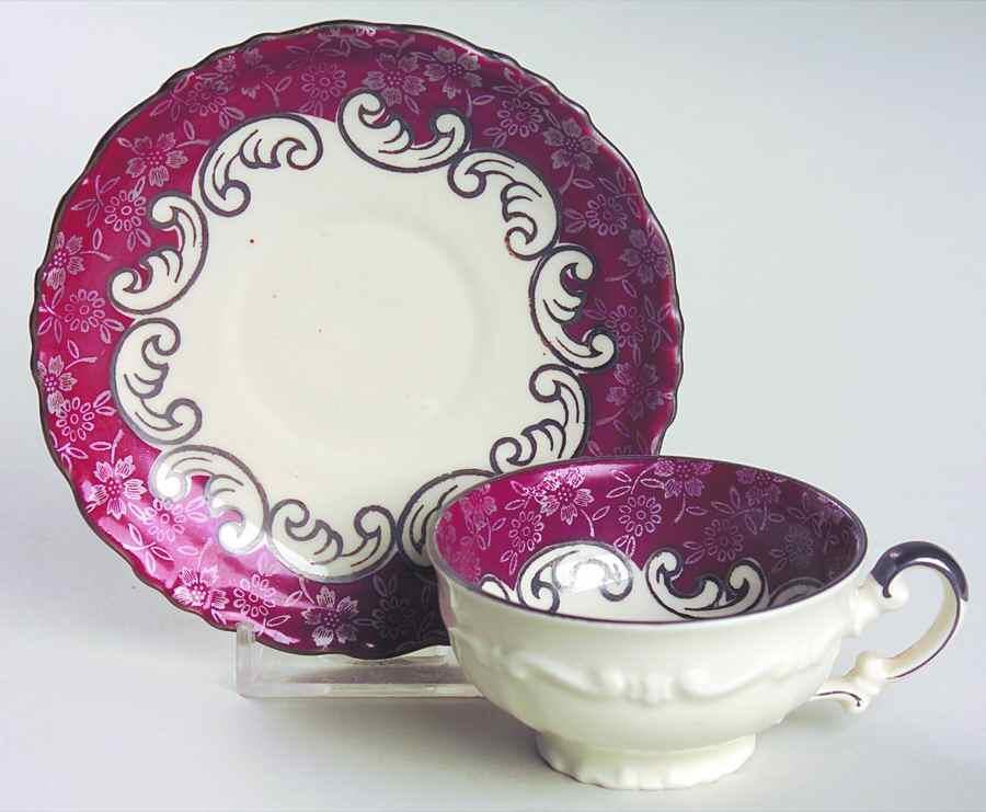 MIT92 Footed Demitasse Cup & Saucer Set by Mitterteich-1