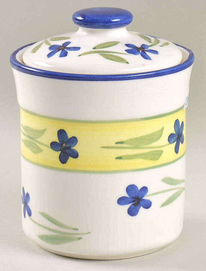 Sarah Tea Canister & Lid by Montgomery Ward-1