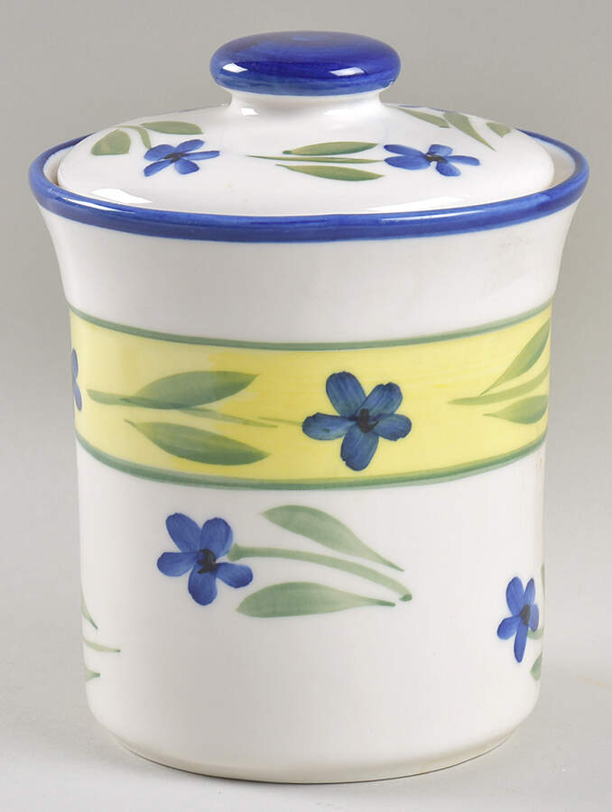 Sarah Coffee Canister & Lid by Montgomery Ward-1