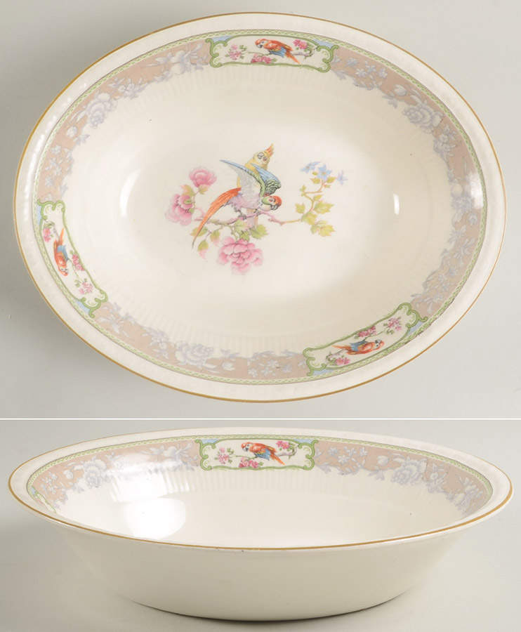 Windermere 9" Oval Vegetable Bowl by Myott Staffordshire-1