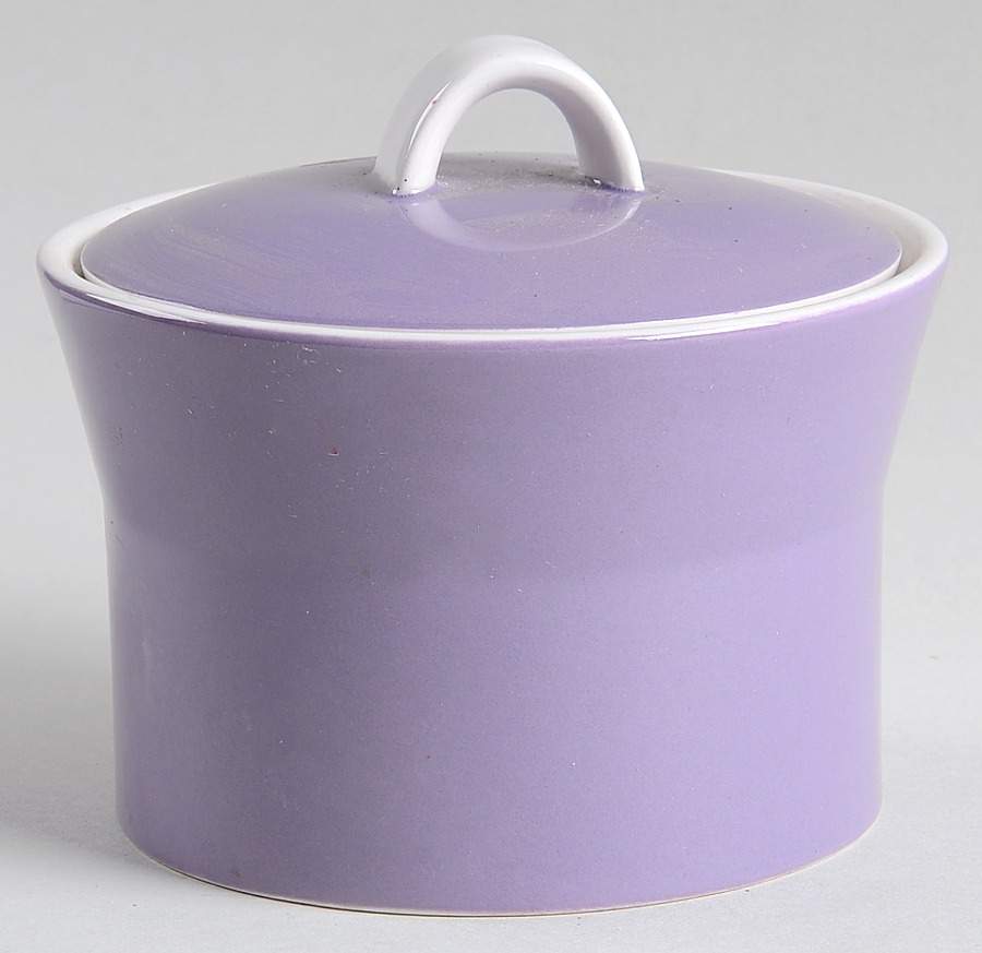 Duplex Purple Sugar Bowl & Lid by Mikasa-1