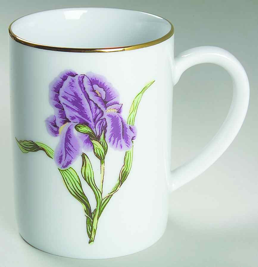Golden Leaf Floral Mug by Muirfield-1