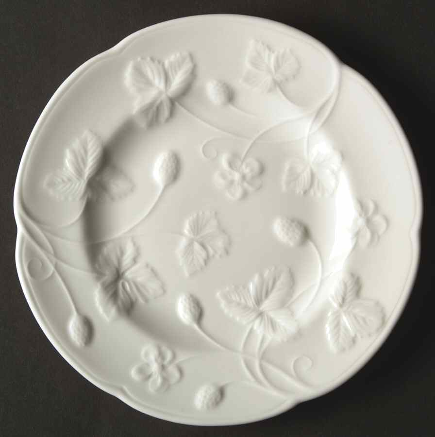 Victoria Strawberry White Bread & Butter Plate by Minton-1