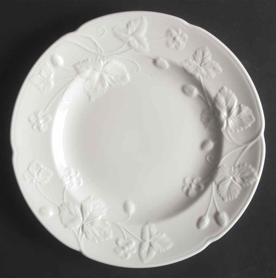 Victoria Strawberry White Salad Plate by Minton-1