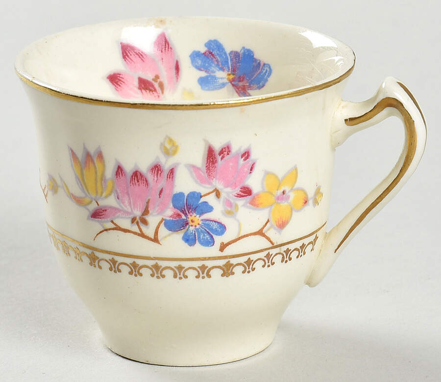 Connaught Flat Demitasse Cup by Alfred Meakin-1