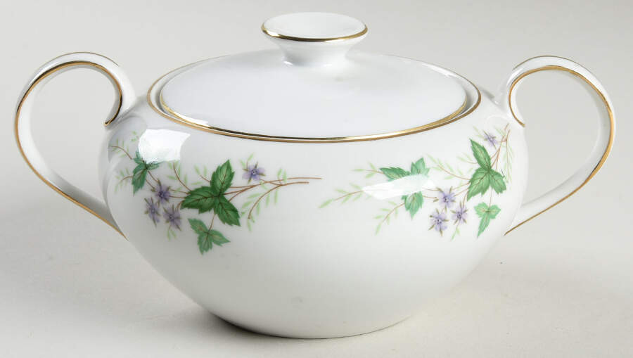 Pamona Sugar Bowl & Lid by Meito-1