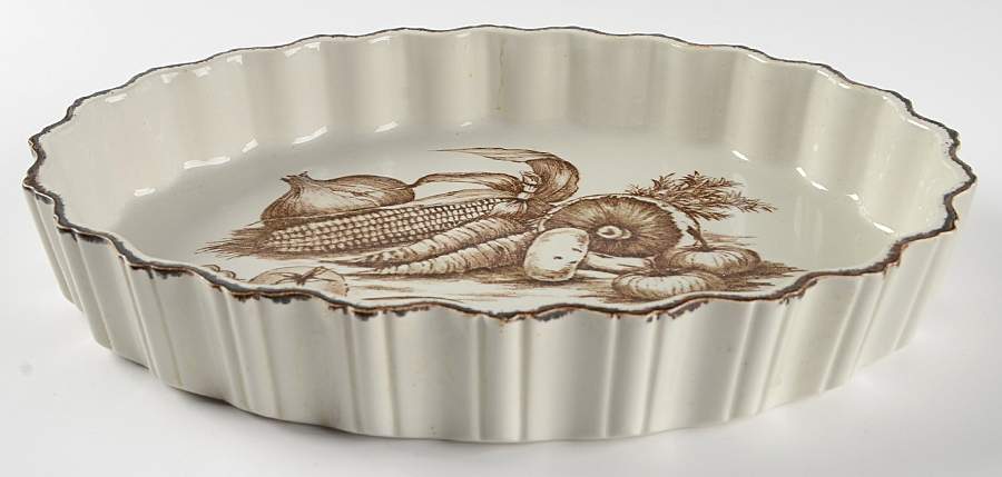 MDW19 13" Oval Flan by W R Midwinter Ltd-1