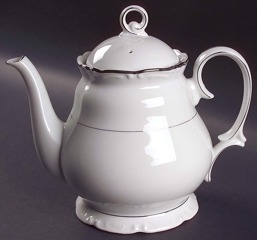 Wedding Day Teapot & Lid by Modern China & Table Institute-1