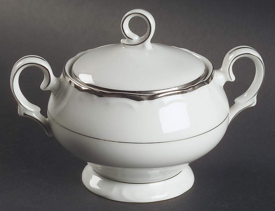Wedding Day Sugar Bowl & Lid by Modern China & Table Institute-1