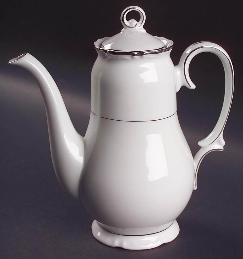 Wedding Day Coffee Pot & Lid by Modern China & Table Institute-1