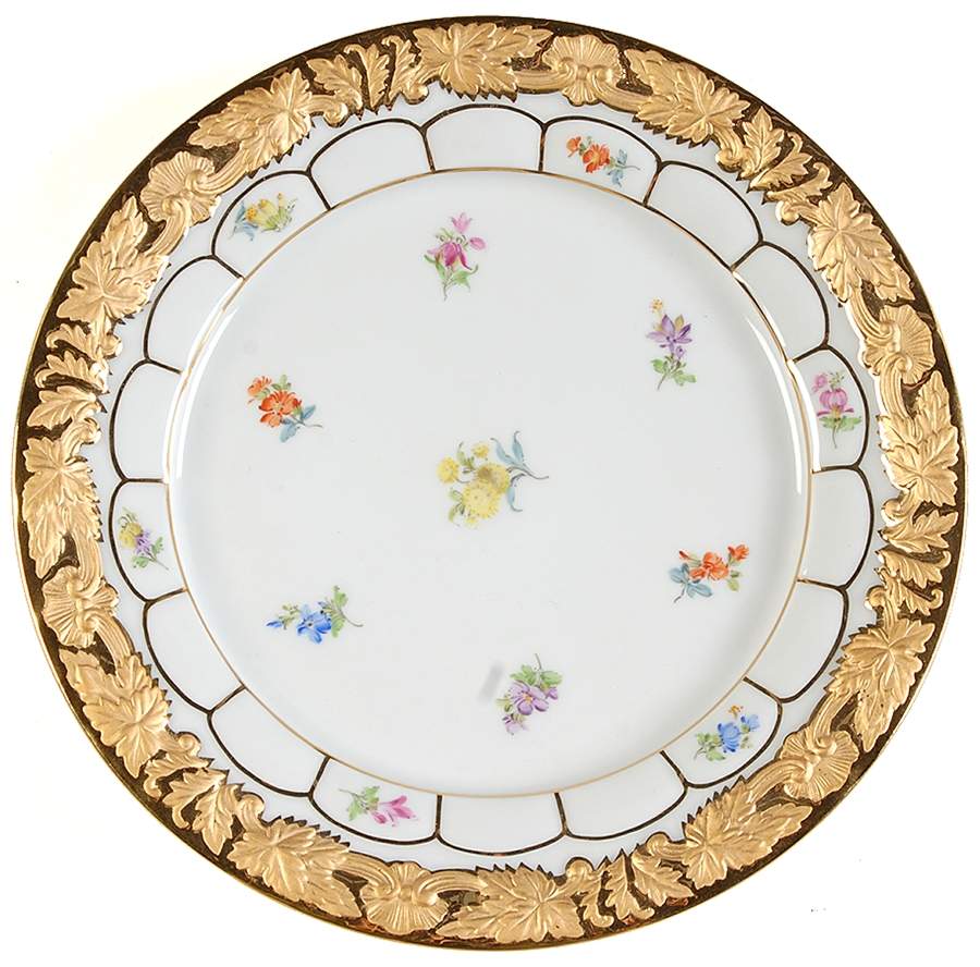 010199 Salad/Dessert Plate by Meissen (Germany)-1