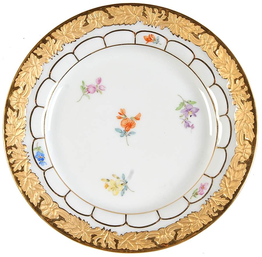 010199 Bread & Butter Plate by Meissen (Germany)-1