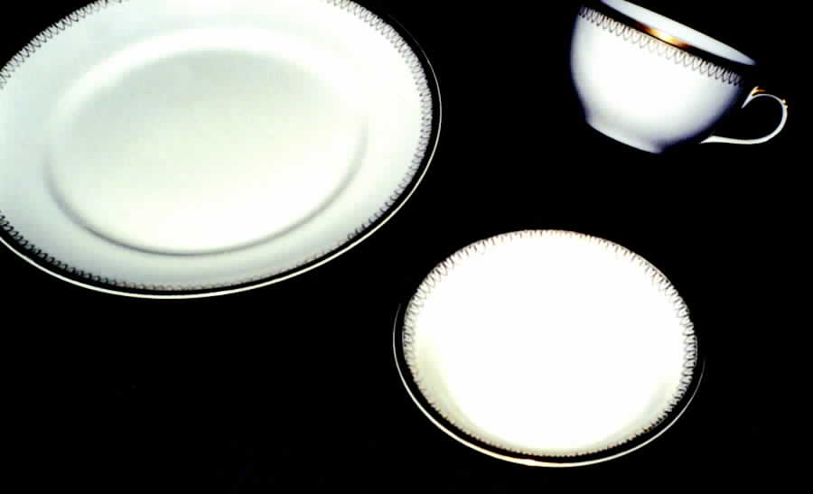 MEA88 Flat Cup & Saucer Set by Alfred Meakin-1