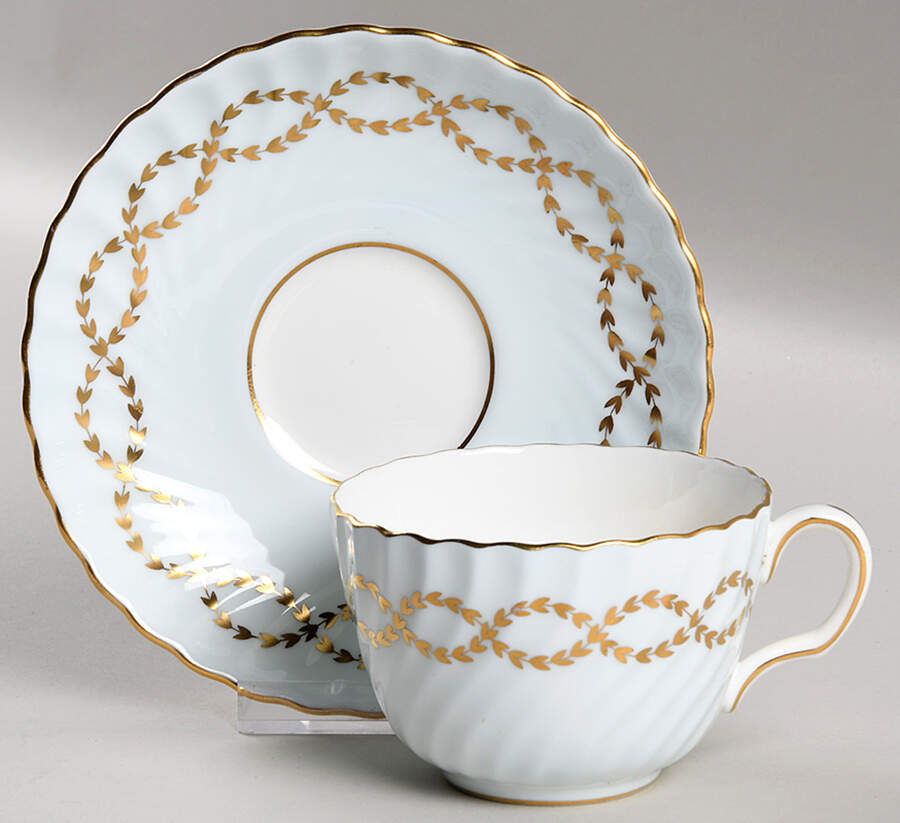 S600 Flat Cup & Saucer Set by Minton-1