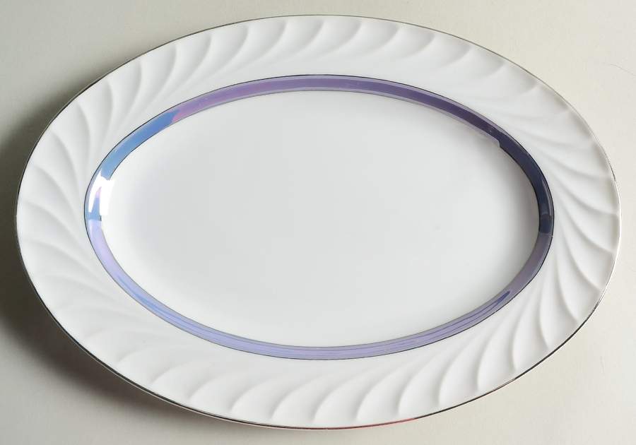 Delmonico 12" Oval Serving Platter by Meito-1