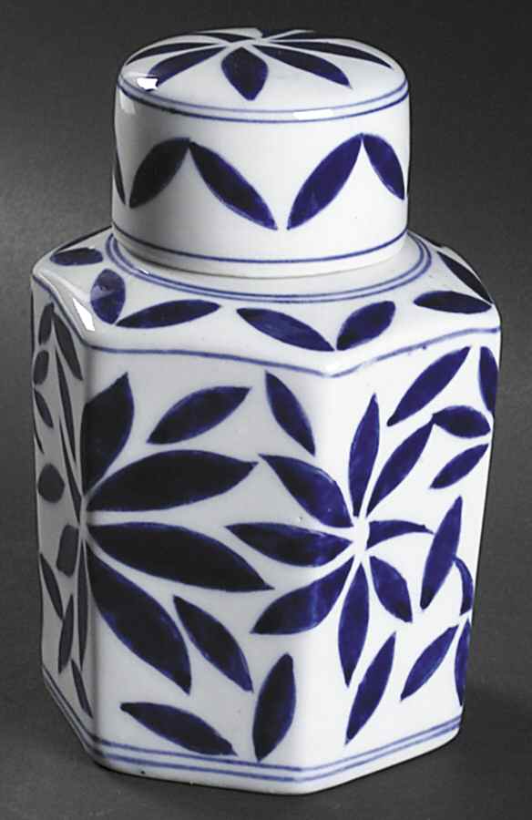China Blue Small Ginger Jar & Lid by Seymour Mann-1