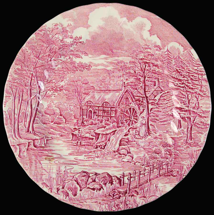 The Mill Dinner Plate by Alfred Meakin-1