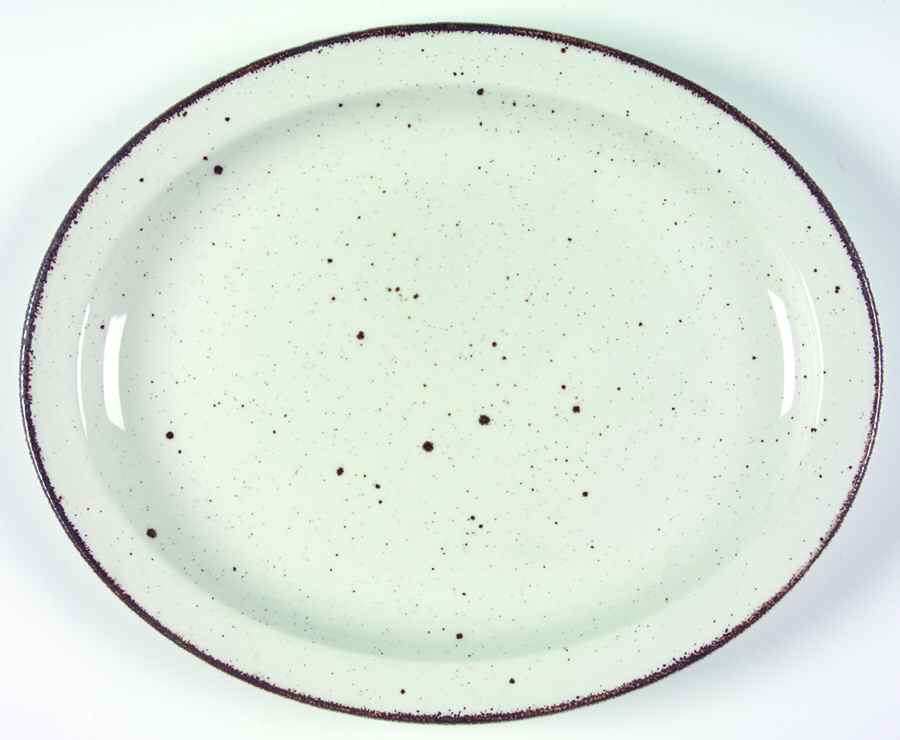 Creation (Newer Stamp) 12" Oval Serving Platter by W R Midwinter Ltd-1