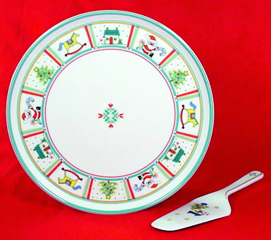 Holiday Charm Cake Plate by Mikasa-1