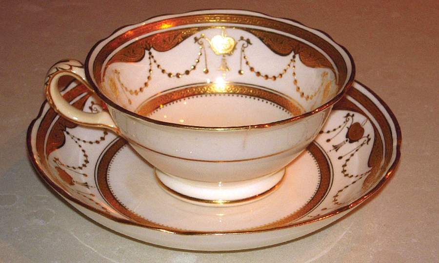 M71 Footed Cup & Saucer Set by Minton-1