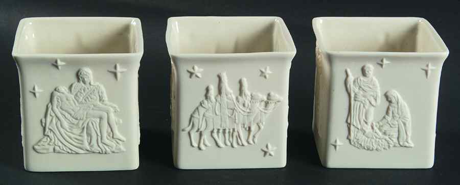 Holiday Elegance Votive Candleholder - Set of 3 Motifs by Mikasa-1