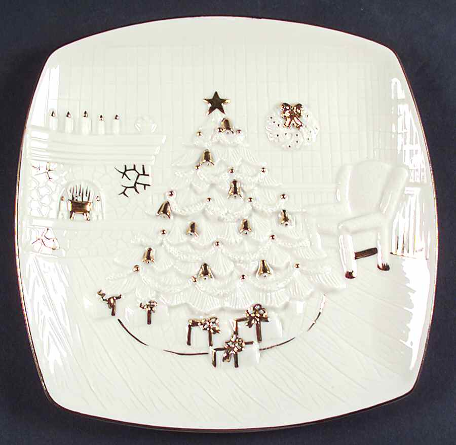 Holiday Elegance Christmas Tree Plate by Mikasa-1