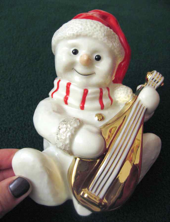 Holiday Elegance Snowman Figurine by Mikasa-1